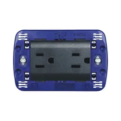 BTICINO - Toma Doble P/T Grafito Living Light