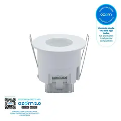 VTA PLUS - Sensor Inteligente De Movimiento 360° De Empotrar Para Iluminación Vta App