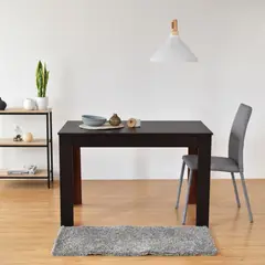 HOGAR VENECIA - Mesa de Comedor Voru Wengue 6 puestos