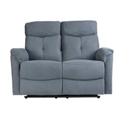 MUEBLES FIOTTI - Sofá Reclinable 2 Puestos Tinay 98X127X83 Gris