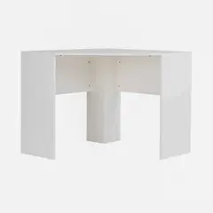 MUEBLES FIOTTI - Escritorio Esquinero En L Cubic Corner 76X90X90 Blanco