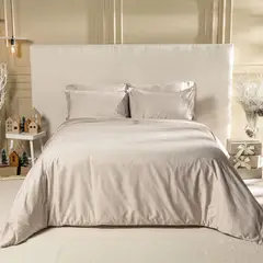 DISTRIHOGAR - Cover Duvet Doble 400 Hilos 100% Cairo Taupe
