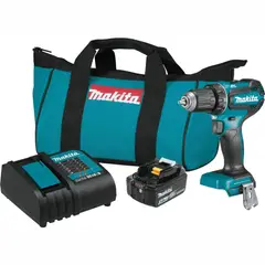 MAKITA - Taladro Atornillador 18 V Con Batería y Motor Sin Escobillas