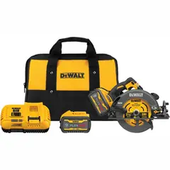 DEWALT - Sierra Circular Inalámbrica De 60 V Con Freno Y Batería Incluida