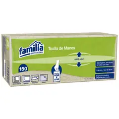 FAMILIA - Toallas De Papel En Z Doble Hoja Natural De 150 Unidades
