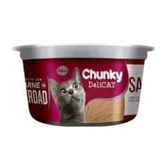 CHUNKY - Comida Húmeda Para Gato Deli Cat Pote Salmón 156g