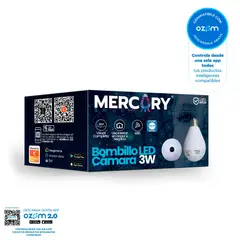 MERCURY - Smart C-Cam Tipo Bombi Led 3W 360G Wifi Len Zm