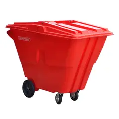 COLEMPAQUES - Contenedor Con Ruedas Practiwagon Plástica 550L Rojo