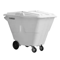 COLEMPAQUES - Contenedor Con Ruedas Practiwagon Plástica 550L Blanco