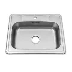 CHALLENGER - Lavaplatos De Sobreponer 62x48 Cm Inox-Lv3611-