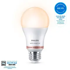 WIZ - Bombillo Philips Led 800 Lumenes Inteligente Wi-Fi Luz Fria Y Calida