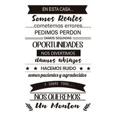 ADAZIO - Vinilo Esta Casa Xl 81X130Cm