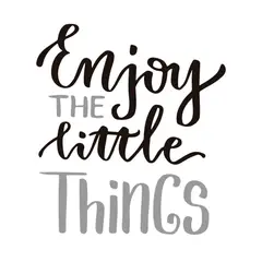ADAZIO - Vinilo Enjoy The Little Things L 99X110Cm