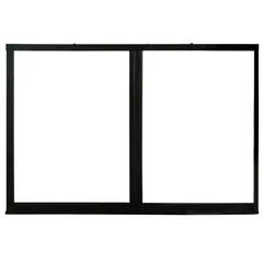 undefined - Ventana 60x40cm Aluminio Pint Marron Vidrio 4mm