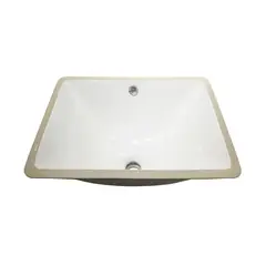 CCOL - Lavamanos Bajoponer Blanco Rectangular Praga