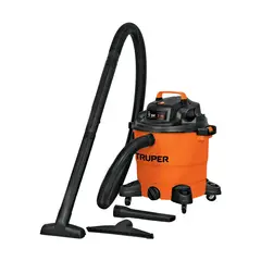TRUPER - Aspiradora De 12 Galones Para Sólidos Y Líquidos 5 Hp