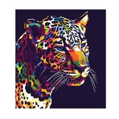 EKONOMODO COLOMBIA - Cuadro Leopardo Life Colors 120X180