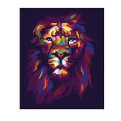 EKONOMODO COLOMBIA - Cuadro León Life Colors 70X50