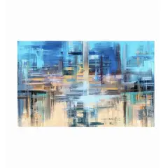 EKONOMODO COLOMBIA - Cuadro Abstract Blue 70X50