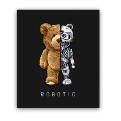 EKONOMODO COLOMBIA - Cuadro Oso Robotic 50X70