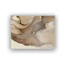 EKONOMODO COLOMBIA - Cuadro Tipo Marmol Gold 70X50