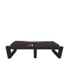 OCOPLAST - Banca Plano Seriado Mara Sintética Taupe