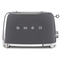 SMEG - Tostadora 2 Ranuras Vintage Gris