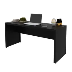 MUEBLES 2020 - Escritorio Lima Negro 163x60x74.5 cm en MDP