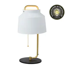 LIENXO - Lámpara de Mesa Marie Blanca