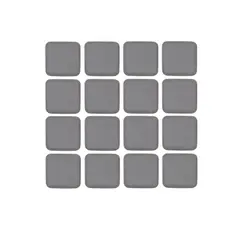 FIXSER - Deslizador Adhesivo Cuadrado 25X25mm X16Und