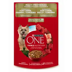 ONE - Alimento Húmedo Para Perro Multipro Cachorros Y Adultos 85g