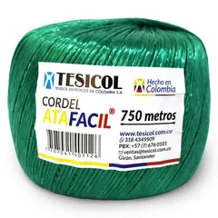 TESICOL - Hilo P.P Atafacil*750 Mt Ovillo Verde
