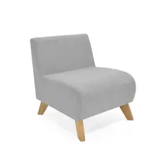 HOGAR VENECIA - Poltrona Oslo Tela Plata