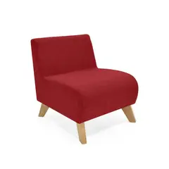 HOGAR VENECIA - Poltrona Oslo Tela Rojo