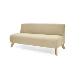 HOGAR VENECIA - Sofá Oslo Tela Beige