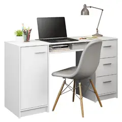 MADESA - Escritorio Alaska 77X136X45 Blanco