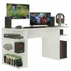 MADESA - Escritorio Gamer 75X136X60 Blanco