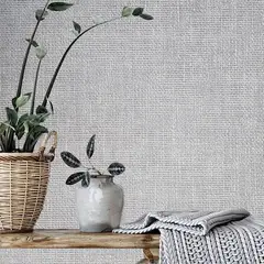 A S CREATION - Papel Colgadura 53cmx10m Tejido Gris