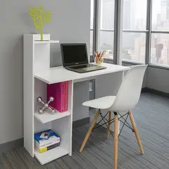 DKO DESIGN SAS - Biblioteca escritorio king+silla eames blanco