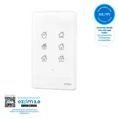 VTA PLUS - Interruptor De 6 Escenas Smart, Línea Conect Iot