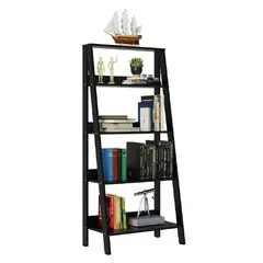 MADESA - Mueble Biblioteca Librero 140X61X39 Negro