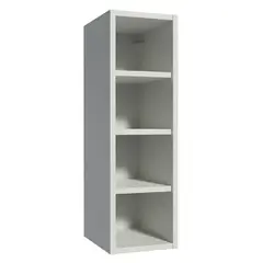 MADESA - Mueble de Cocina Superior Portabotellas Glamy 20 cm 4 Nichos - Blanco