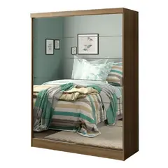 MADESA - Closet Luke 183X120X53 2 Puertas con Espejos Marron
