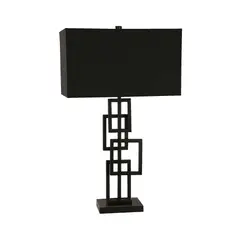 DESIGNERS LIGHTING - Lámpara Mesa Negro 1l E27 100w