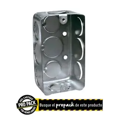 PROELECTRICOS - Caja 5800 2X4 Cal20 Galvanizada