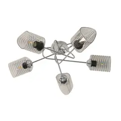 IKELITE DESIGN - Lámpara Techo Cromo 5l E27 60w