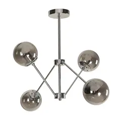 DESIGNER - Lámpara De Techo Cromo 4 Luces E27 Estilo Moderno Designers Lighting