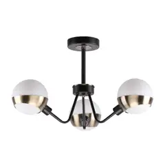 IKELITE DESIGN - Lámpara De Techo Bronce Antiguo 3 Luces E14 Ikelite Moderna