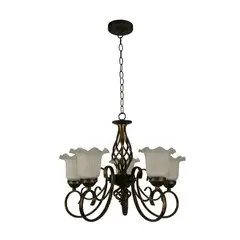 IKELITE DESIGN - Lámpara Colgante Dorado 5l E27 60w