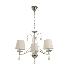 IKELITE DESIGN - Lámpara De Techo Cromada 3 Luces E14 Diseño Moderno Ikelite